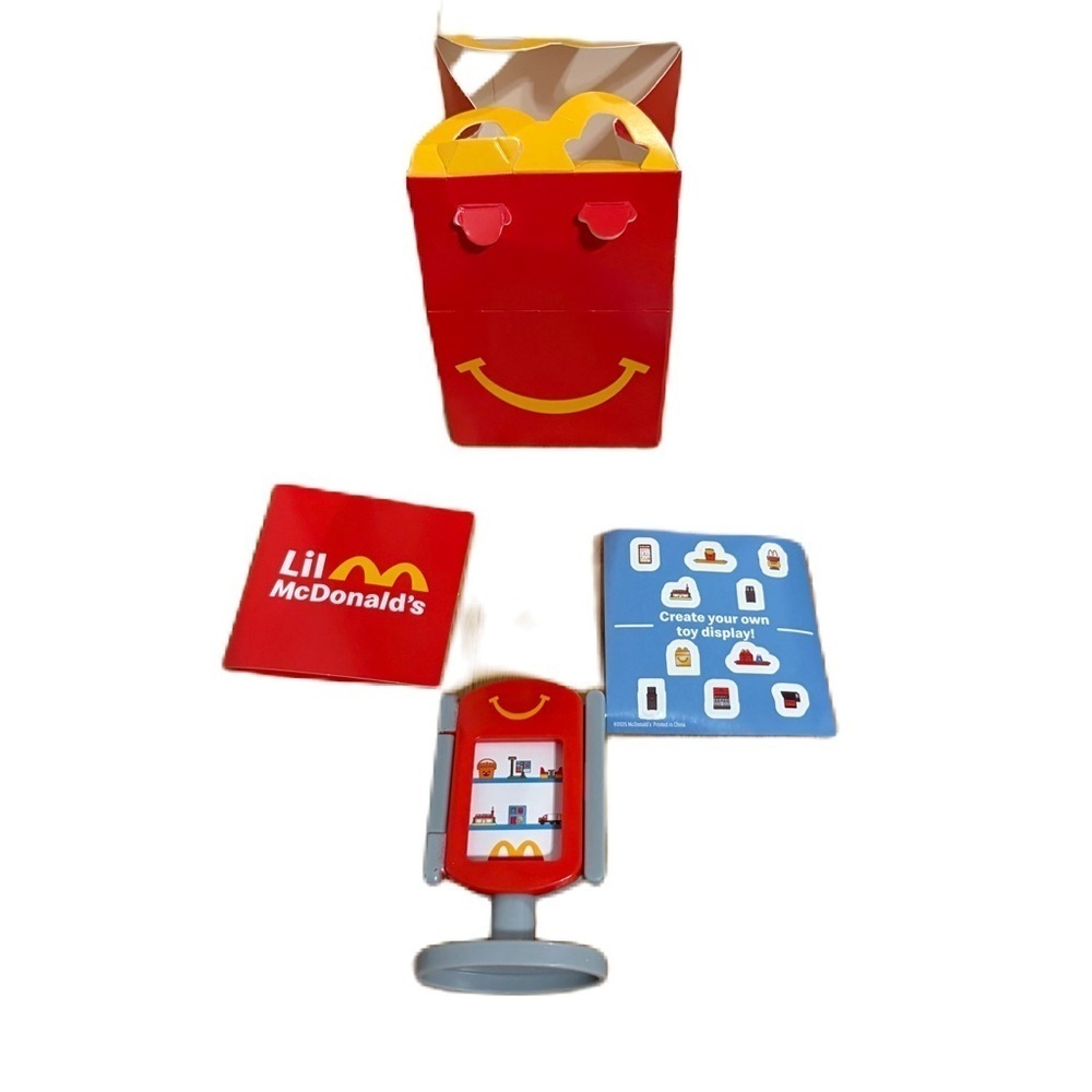 McDonalds Happy Meal Lil Little Toys Brand New #10 Toy Display Drive Thru Screen